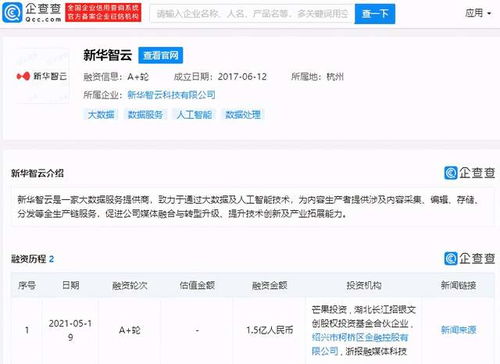 芒果超媒戰(zhàn)略投資新華智云，攜手阿里巴巴布局大數(shù)據(jù)服務(wù)新生態(tài)